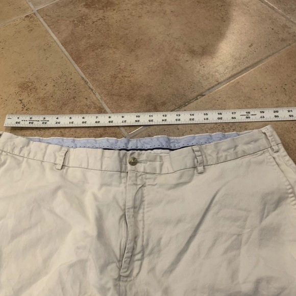 Peter Millar Flat Front Shorts Mens 42 Stone Grey Golf Pima Cotton Made in Peru - Picture 9 of 13